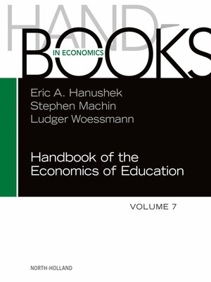 cover image of Handbook of the Economics of Education